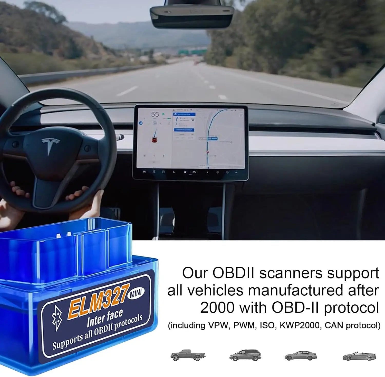 ELM327 Mini V2.1 Bluetooth Detector OBD Bluetooth Car Malfunction Detector OBD2 Car Diagnostictool for Android/Windows