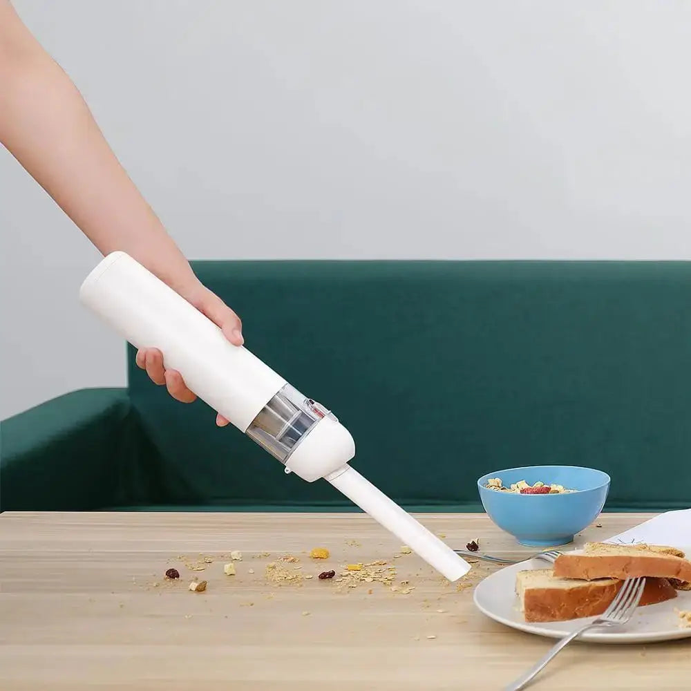 Mijia Portable Car Vacuum Cleaner Mini Handheld Wireless Cleaning Machine for Home Auto Supplies 13000Pa Cyclone Suction