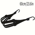 1Pc Motorcycle Elastic Suitcase with Safety Hook-Versatile Helmet Mesh Gear Transport Durable and Sleek for Daily Travel
