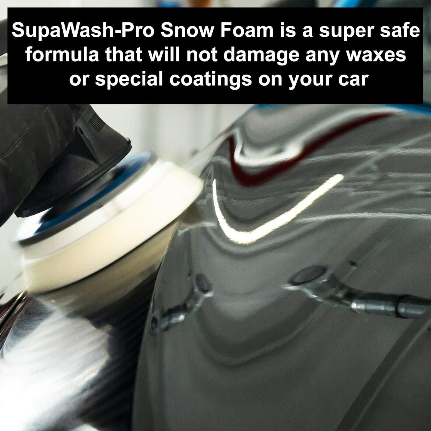 Orange Snow Foam Car Shampoo 5L with 1 X Microfibre Cloth & 1 Microfibre Wash Mitt - Ph Neutral Car Detailing Kit
