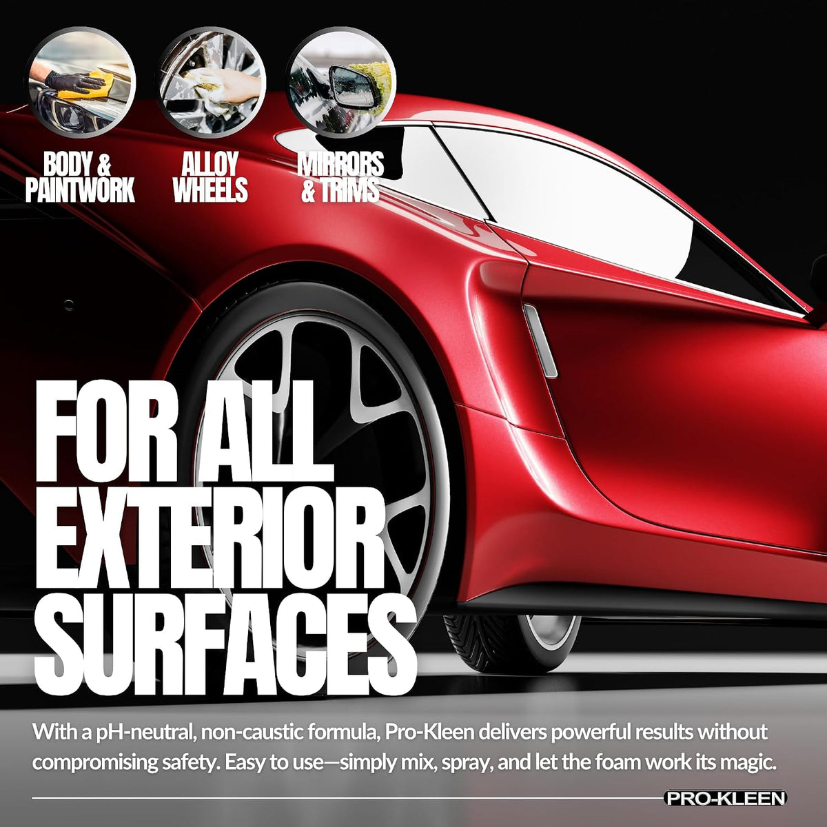 20L of  Cherry Snow Foam with Wax – Super Thick & Non-Caustic Foam – Extremely Powerful & Easy to Use