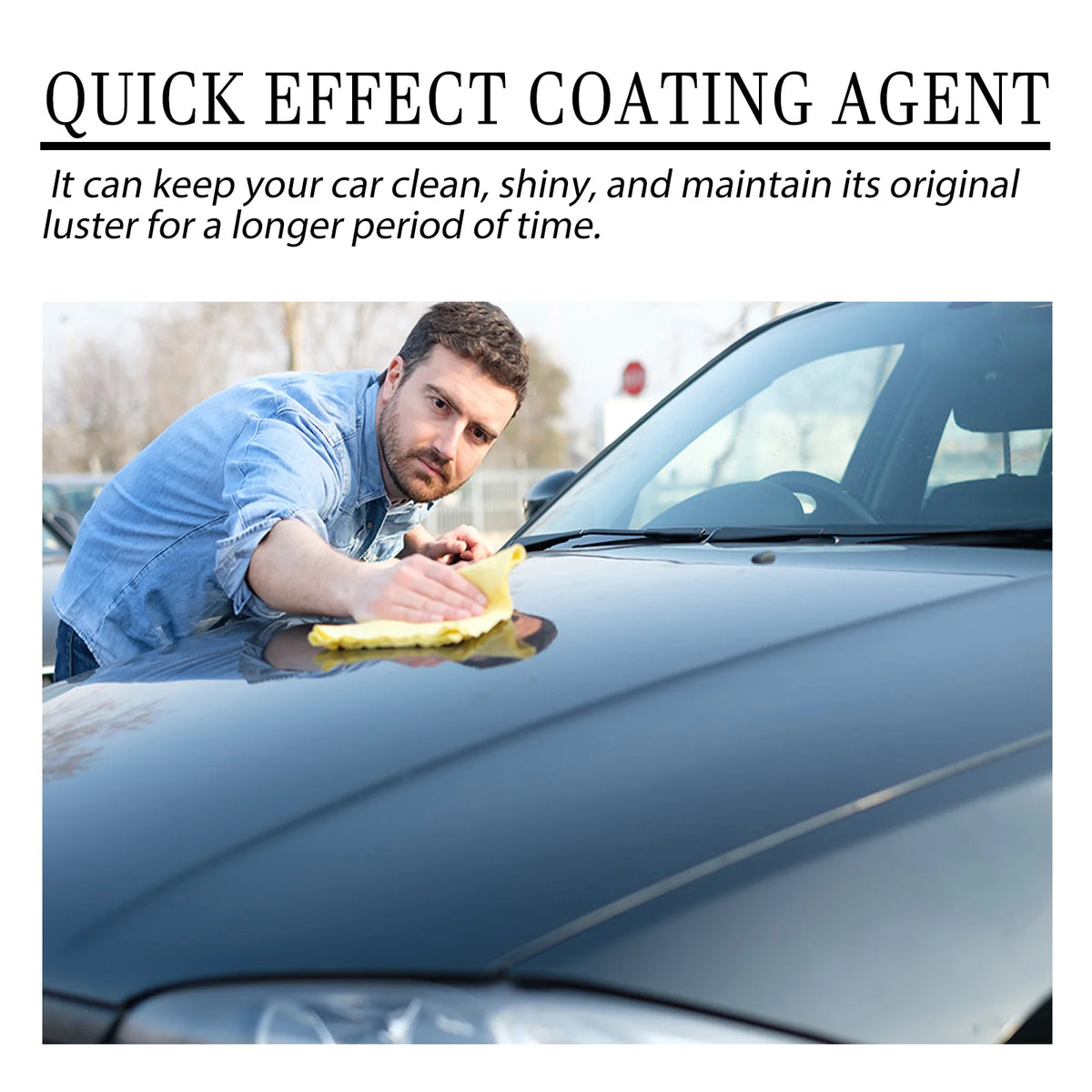 3 in 1 High Protection Quick Car Coating Spray, Purple Car Paint Ceramic Coating Agent with Polytetrafluoroethylene, for Paint, Plastic & Glass