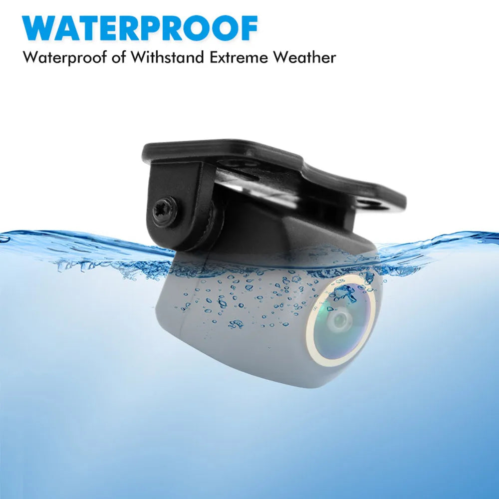 1080P & 720P Replacement Rear View Camera Fisheye Lens Full HD CCD AHD Reversing Compatible with Motorcycle DVR 5" Evkey