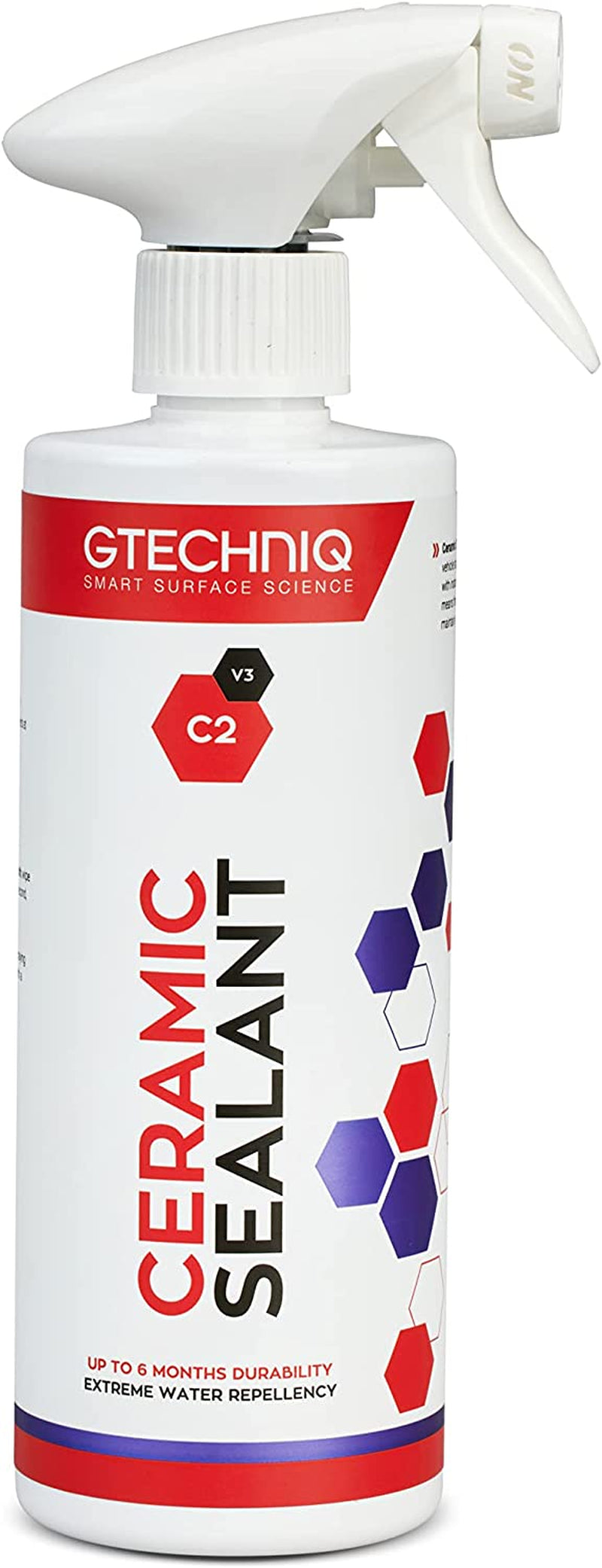 C2 Ceramic Sealant for Cars, Protect Car Paintwork, Trim, Tyres and Windows, High Shine, Easy to Apply - 500Ml (Sufficient for 2-3 Large Cars)
