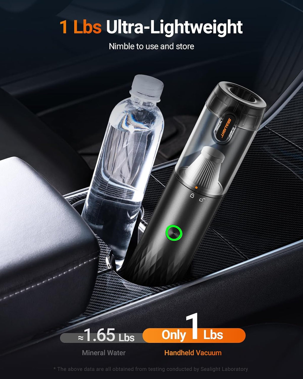 Handheld Vacuum Cleaner, 29000Pa Brushless Motor Cordless Car Vacuum Cleaner, 40 Mins Runtime, 2-Speed Mini Hoovers for Office, Home, Kitchen, Car, Pet Hair