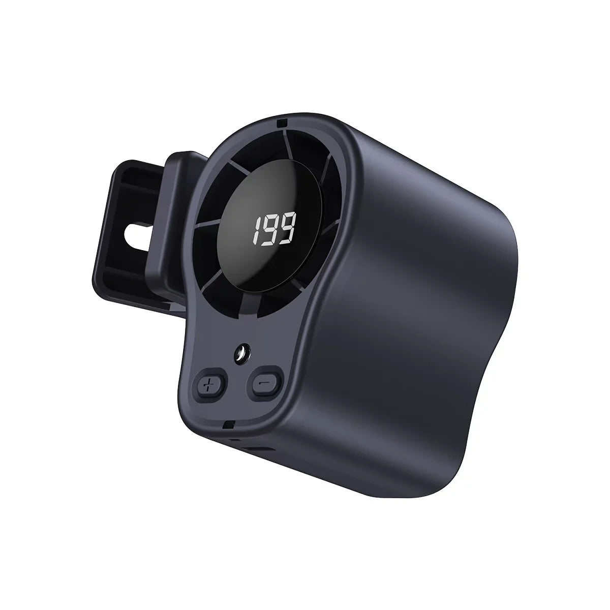 2026 New Upgrade Portable Clip on Air Conditioner Fan for Car with LED Display, 360° Rotation 199 Speeds Mini Cooling Fans