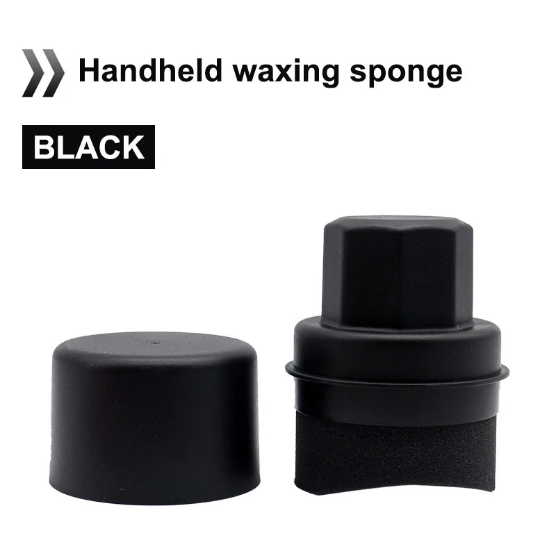 SEAMETAL Car Tire Polishing Brush Handheld Curved Waxing Sponge Car Cleaning Sponge Brush Tire Care Tools Universal Motorcycle