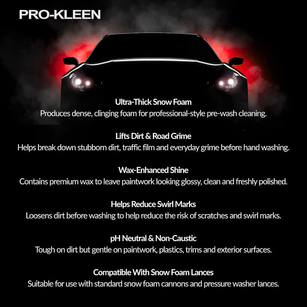20L of  Cherry Snow Foam with Wax – Super Thick & Non-Caustic Foam – Extremely Powerful & Easy to Use