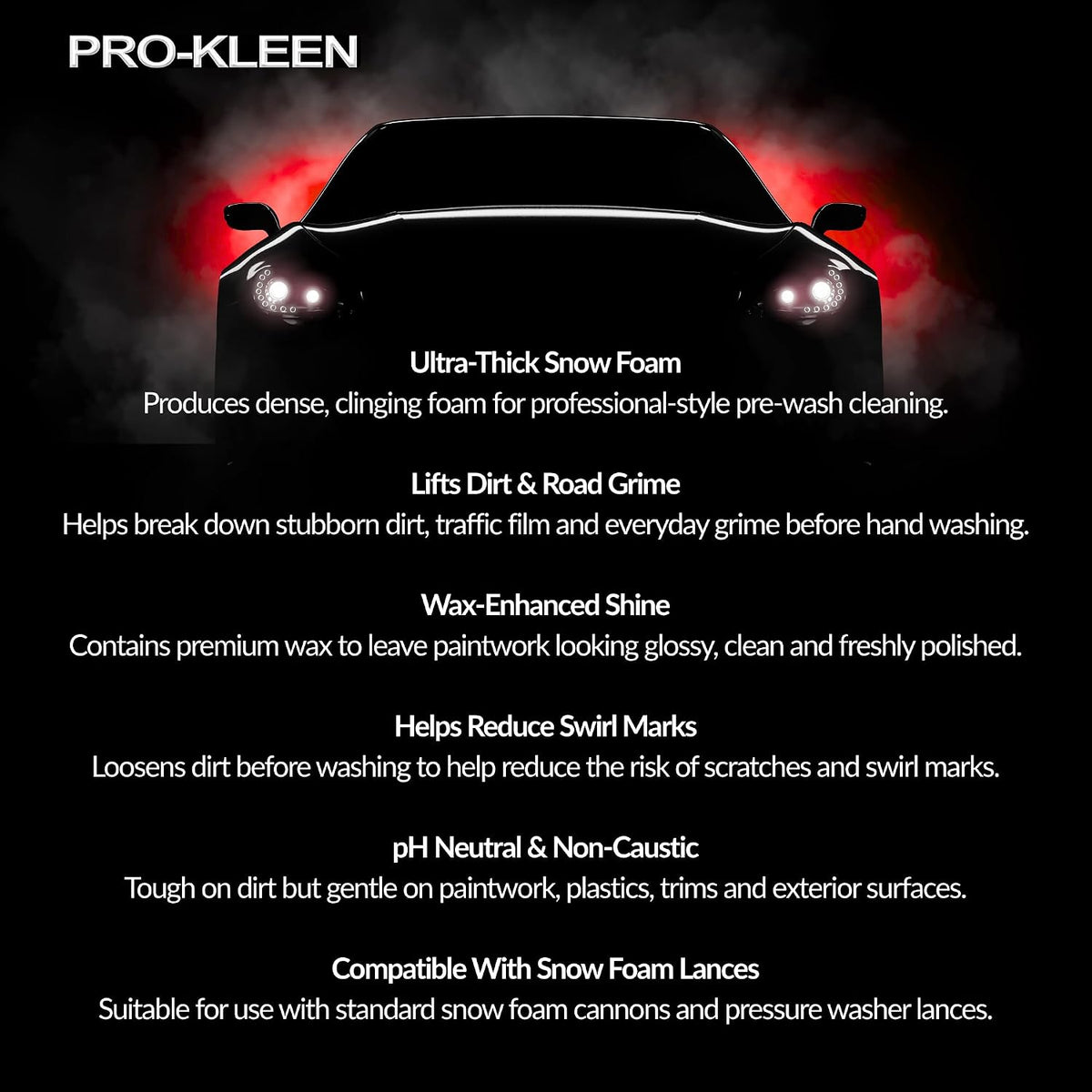 20L of  Cherry Snow Foam with Wax – Super Thick & Non-Caustic Foam – Extremely Powerful & Easy to Use