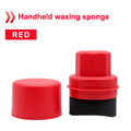 SEAMETAL Car Tire Polishing Brush Handheld Curved Waxing Sponge Car Cleaning Sponge Brush Tire Care Tools Universal Motorcycle