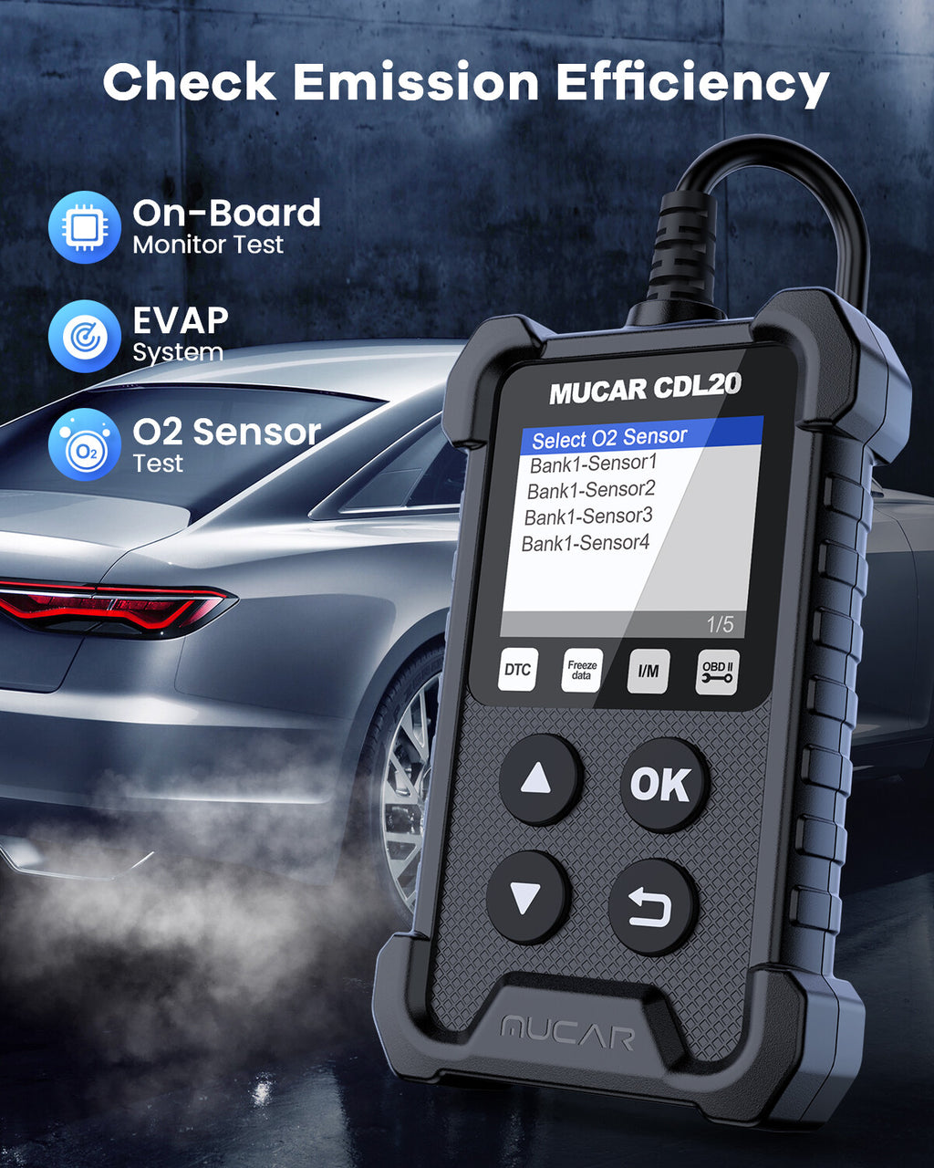 Automotive OBD Code Reader OBD2 Scanner Car Check Engine Fault Diagnostic Tool