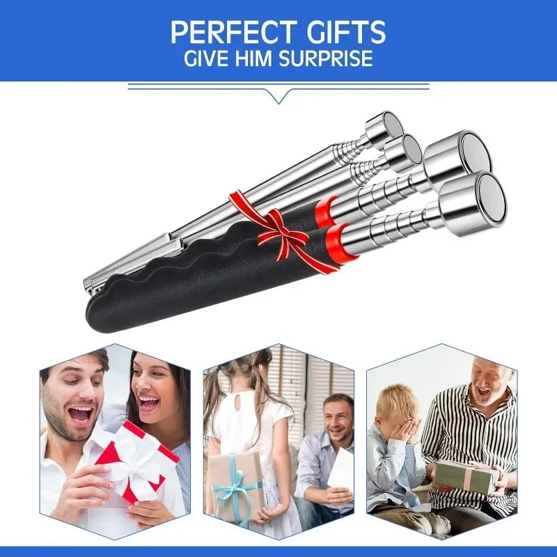 Telescopic Magnetic Pen Portable Metalworking Handy Tool Magnet Capacity for Picking up Nut Bolt Adjustable Pickup Rod Stick