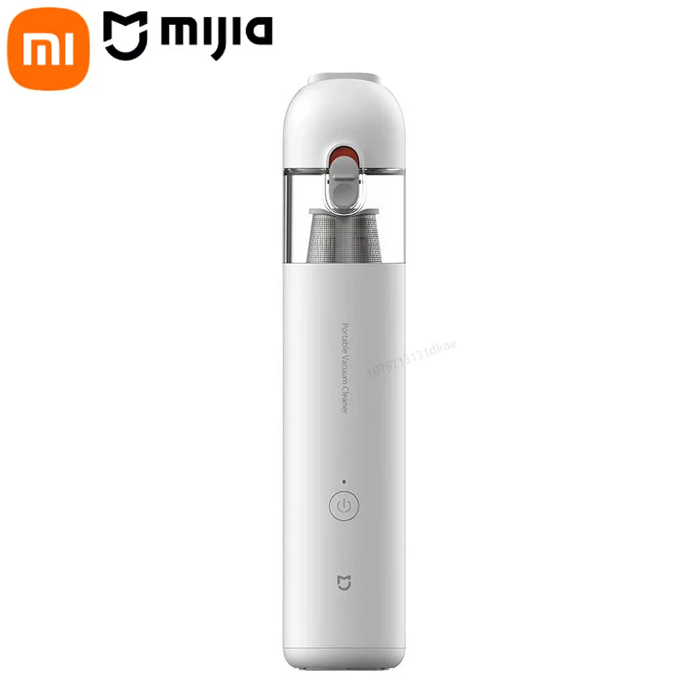 Mijia Portable Car Vacuum Cleaner Mini Handheld Wireless Cleaning Machine for Home Auto Supplies 13000Pa Cyclone Suction