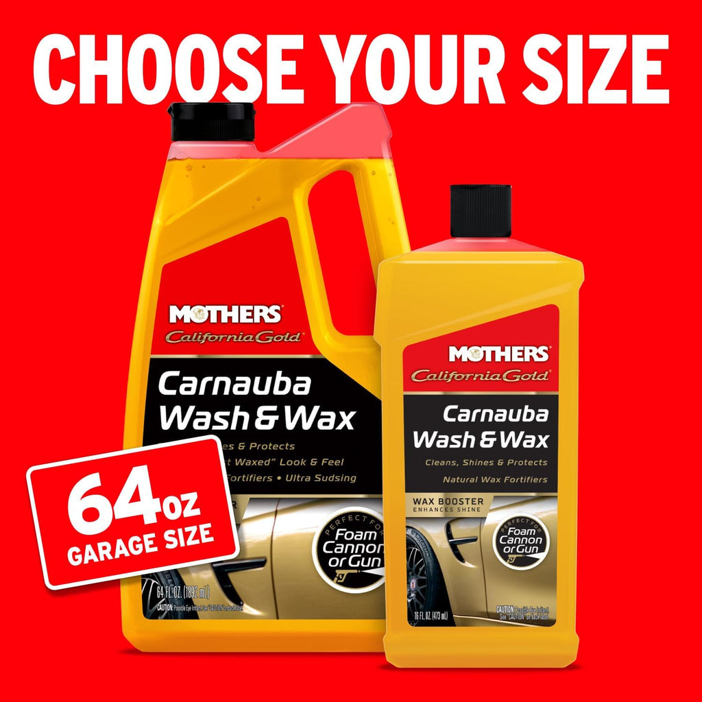 California Gold Carnauba Wash & Wax Shampoo 1.89Litres