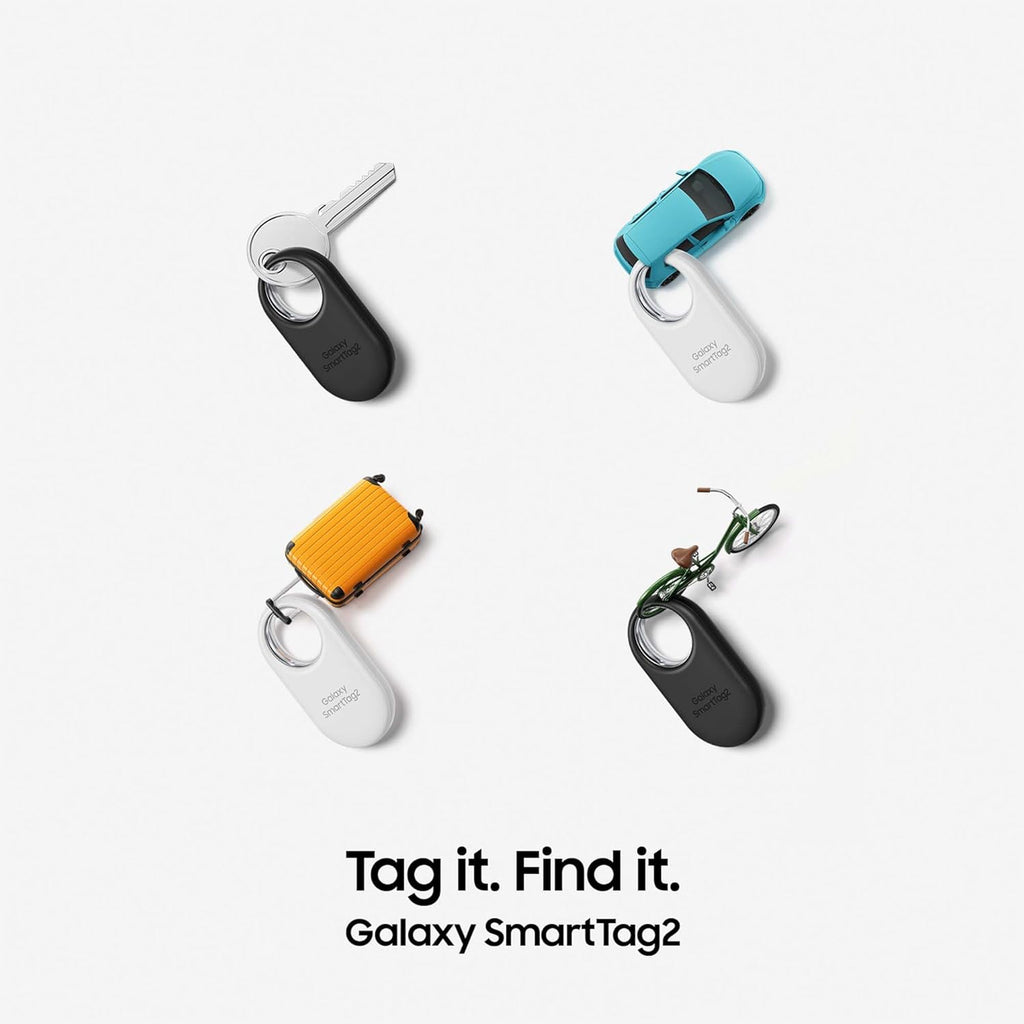 Samsung Galaxy Smarttag2 Bluetooth Tracker (1 Pack), Compass View AR, Find Lost Mode, Black