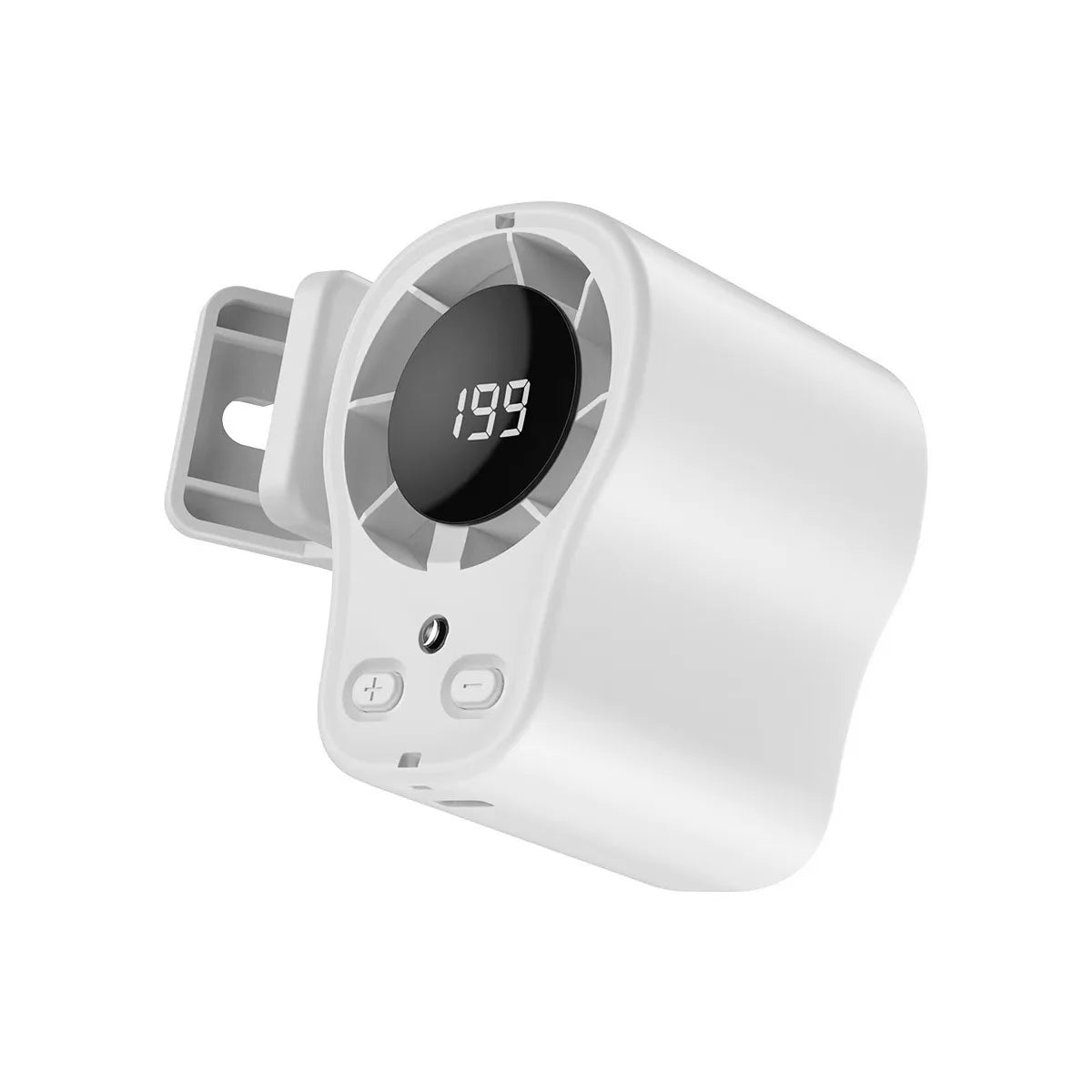 2026 New Upgrade Portable Clip on Air Conditioner Fan for Car with LED Display, 360° Rotation 199 Speeds Mini Cooling Fans