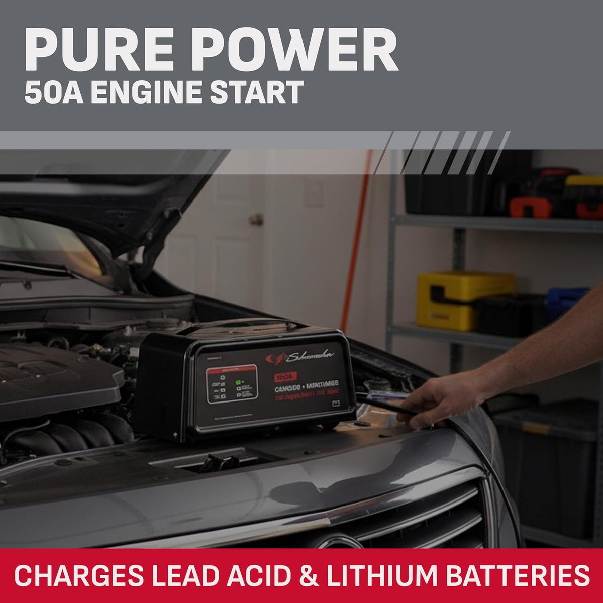 6A Car Battery Charger & Maintainer, 12V – SC1361