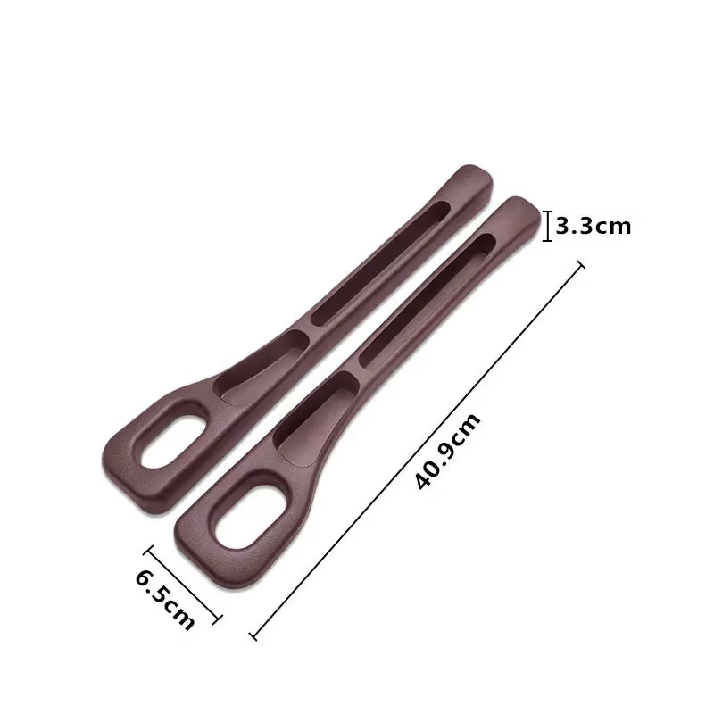 2Pc Car Seat Gap Filler Organizer Pu Waterproof Car Seat Gap Plug Strip with 2 Grooves Seat Gap Storage Auto Interior Accessorie