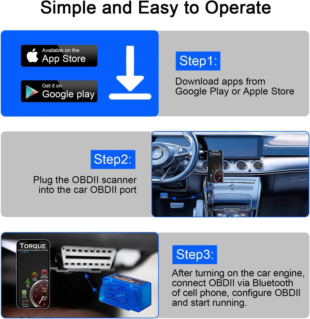 ELM327 Mini V2.1 Bluetooth Detector OBD Bluetooth Car Malfunction Detector OBD2 Car Diagnostictool for Android/Windows
