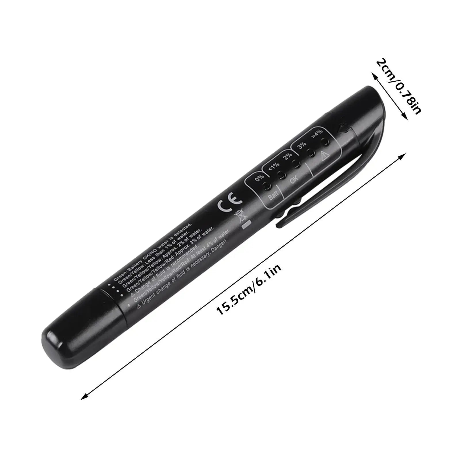 Universal Brake Fluid Tester Accurate Oil Quality Diagnostic Tools LED Indicator Liquid Testing Pen Automotive Brake Oil Tester