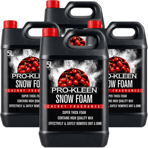 20L of  Cherry Snow Foam with Wax – Super Thick & Non-Caustic Foam – Extremely Powerful & Easy to Use
