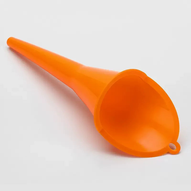 Car Long Stem Funnel Gasoline Oil Fuel Filling Tools Anti-Splash Plastic Oil Funnel Motorcycle Refueling Tools Auto Accessories