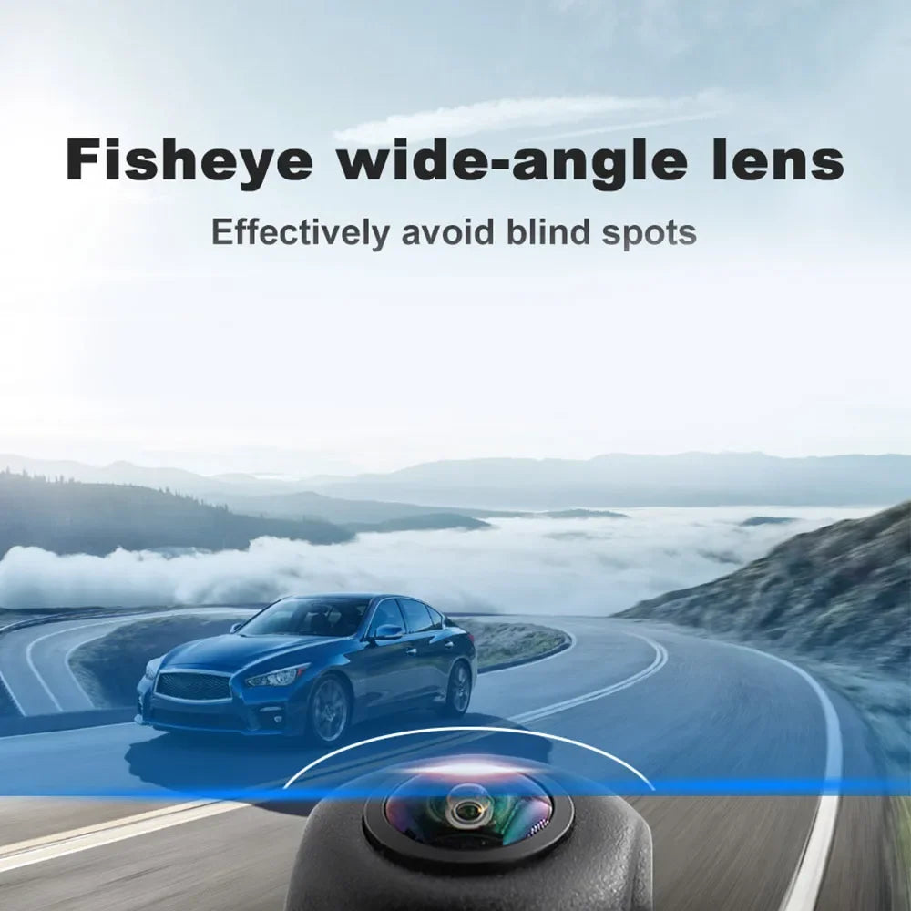 1080P & 720P Replacement Rear View Camera Fisheye Lens Full HD CCD AHD Reversing Compatible with Motorcycle DVR 5" Evkey