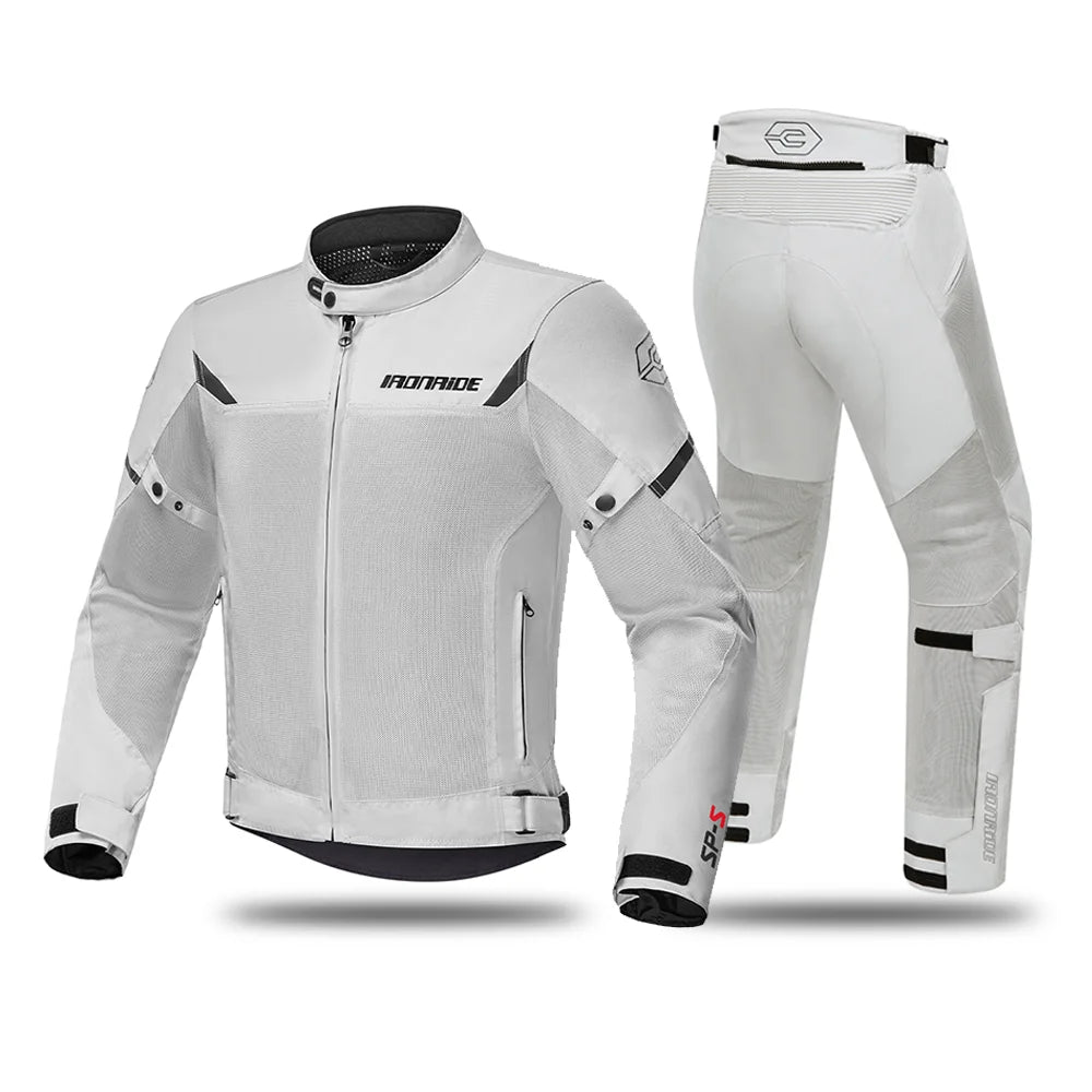 Motorcycle Jacket Men Summer Breathable Racing Motorcycle Jacket CE Certification Protection Riding Clothing Reflective Stripe