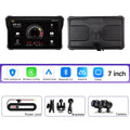 7 Inch Motorcycle Portable Navigation GPS Wireless Carplay Android Auto IP67 Waterproof Motorcycle 2K HD Touch Screen Display BT